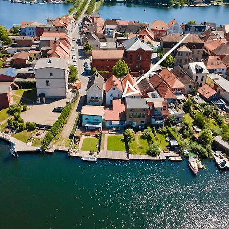 펜션 Seehus - Modernes Mit Sauna, Seezugang Und Bootsanlegeplatz 말호프